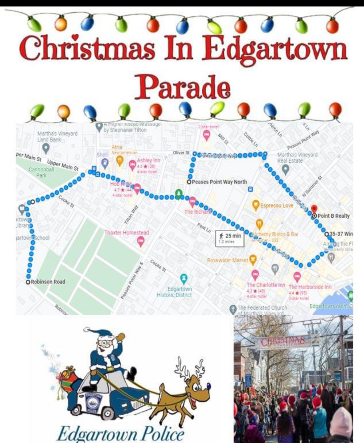 Edgartown parade route