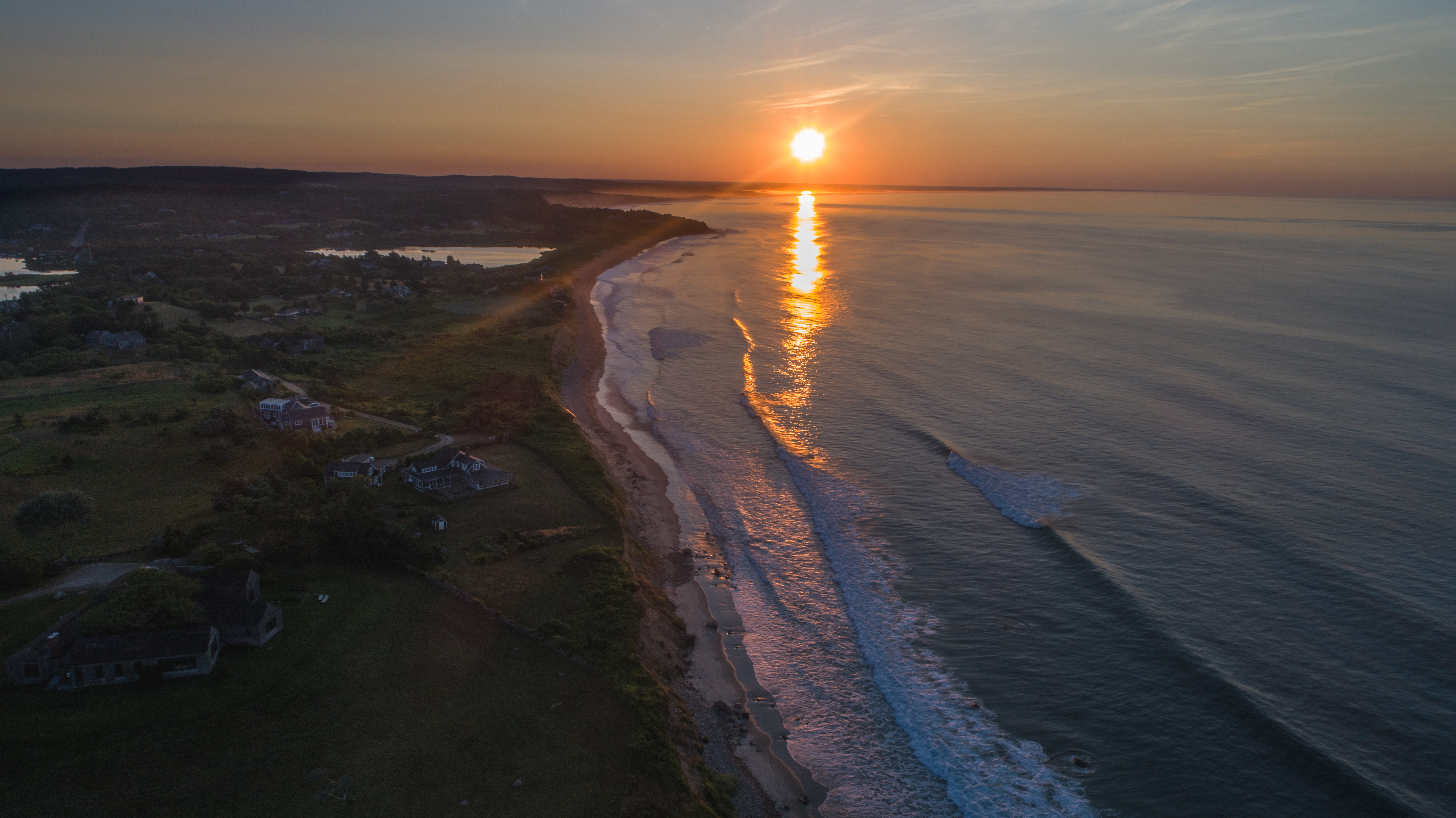 sunset marthas vineyard