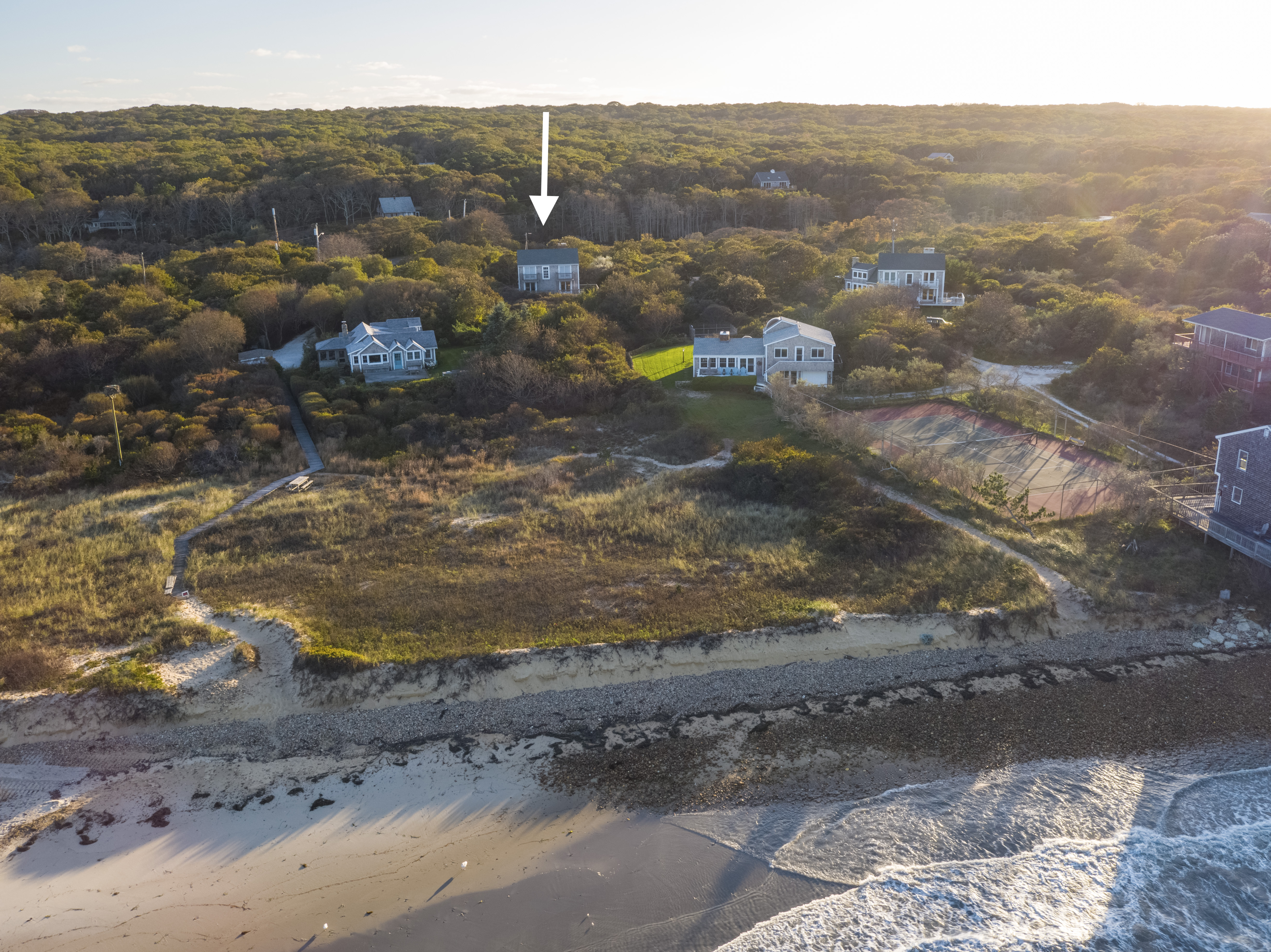 lighthouse beach, Aquinnah, Martha's Vineyard, beach house