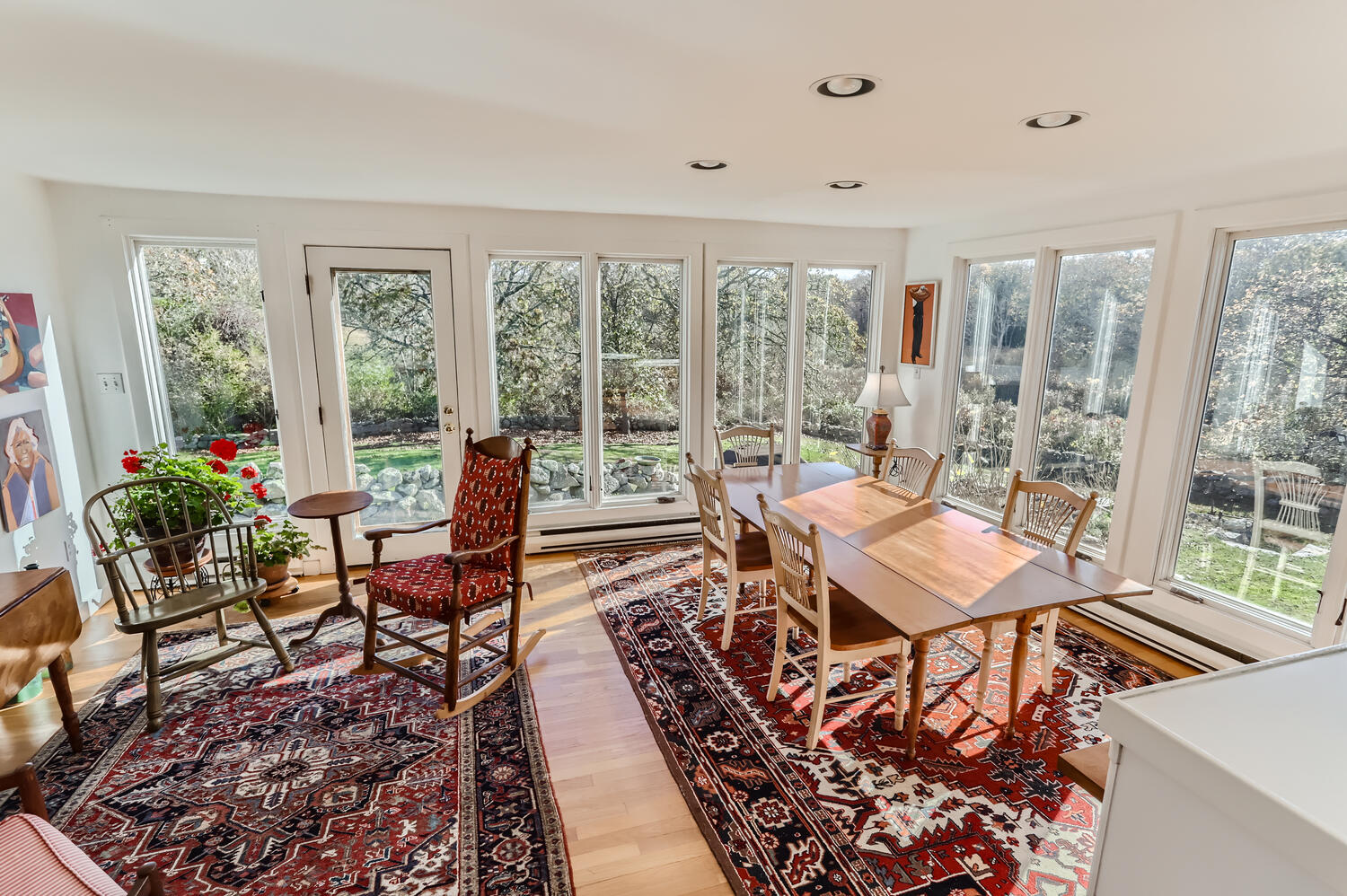 sun room with natural light