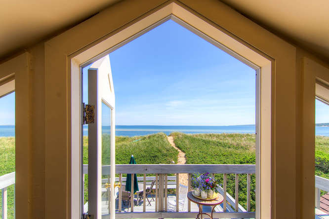 The view from the Moore property on Oxcart Road in Aquinnah