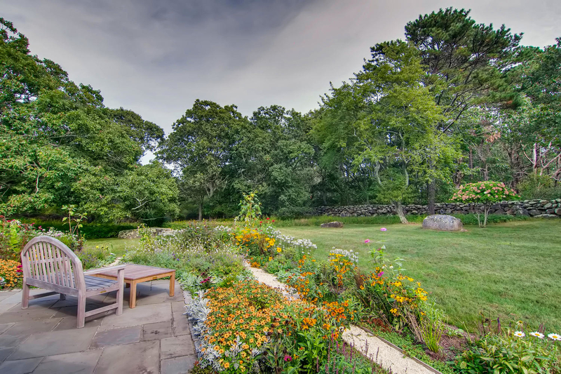 Martha's Vineyard Real Estate, property for sale, Chilmark, 13 Deer Path Lane, Swimming pool, Pool house, Stonewalls