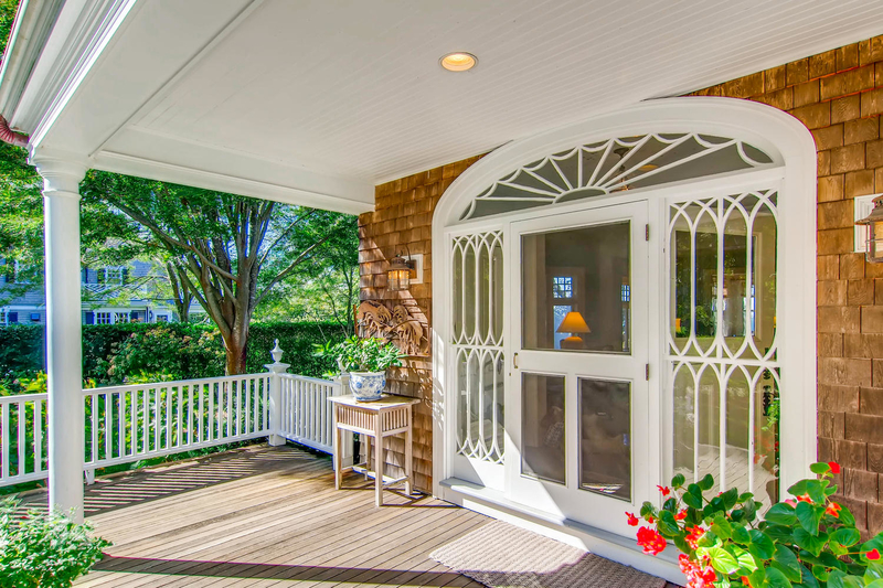 tea lane associates, porch, deck, west chop, summer on marthas vineyard, waterview property for sale