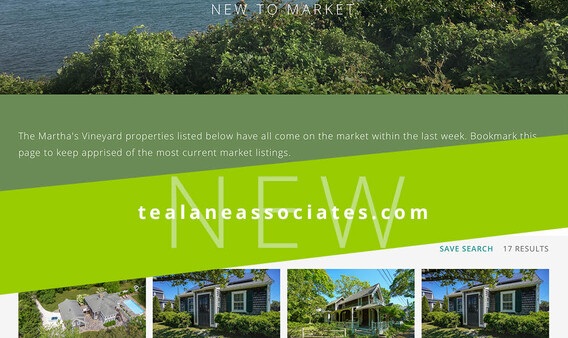 Tea Lane Associates, new to market, marthas vineyard, real estate