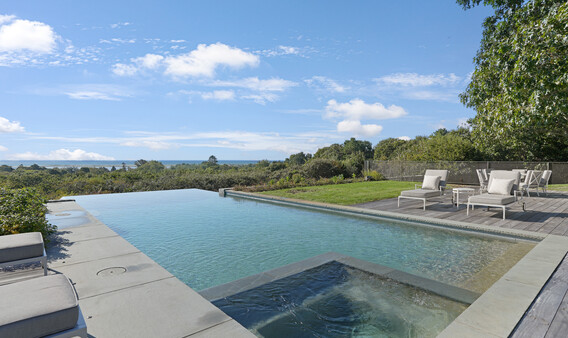 Infinity pool on Marthas Vineyard